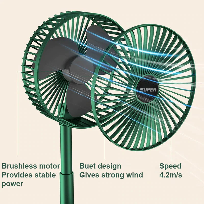 (🔥 Heißer Verkauf – 2 Stück Kostenloser Versand🔥)Handgehaltener Mini-Ventilator