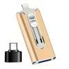 Last Day Promotion 70% OFF - 🔥32~256GB Micro USB + 8 Pin + USB 3.0 4 in 1 Mobile Phone Computer U-Disk