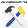 SHEMESIX - Ladies Masturbation Vibrator - Two Color Hammer Vibrator Sucking Pat Retractable Seconds Tide Massage Stick