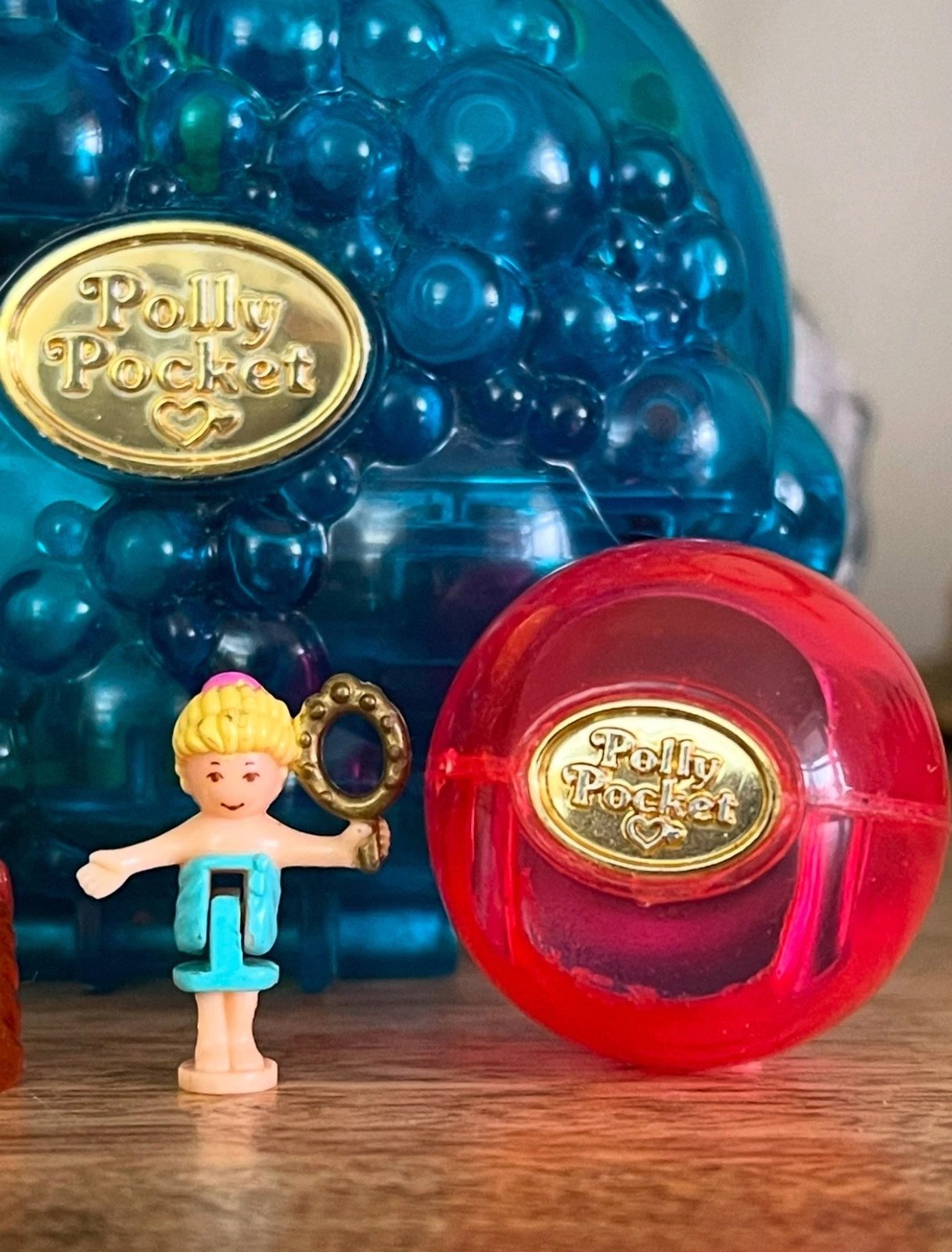 ⏰LAST DAY SALE 50% OFF💥Rare Vintage Bluebird 1996 Polly Pocket Bubbly Bath Playset