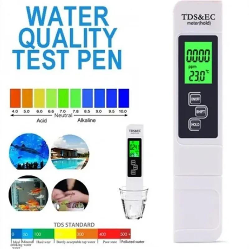 3 in 1 Professional Water Quality Test Pen