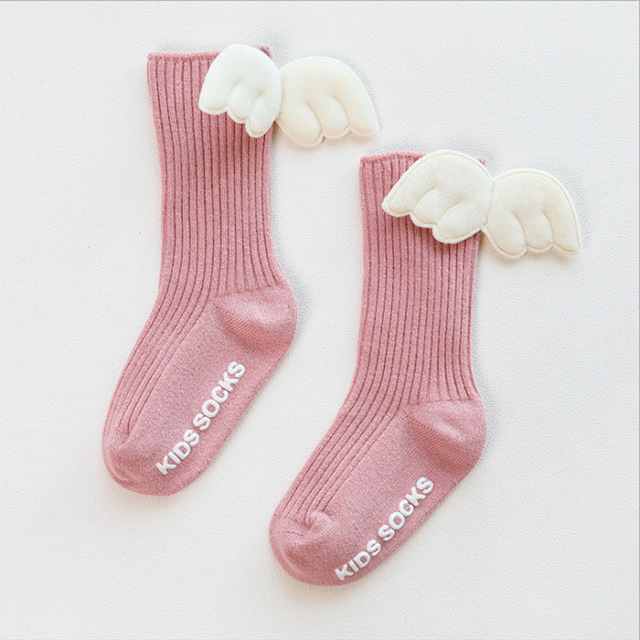 (Christmas Big Sale!- 50% OFF)Angel Wing™ Baby Girls Knee High Socks