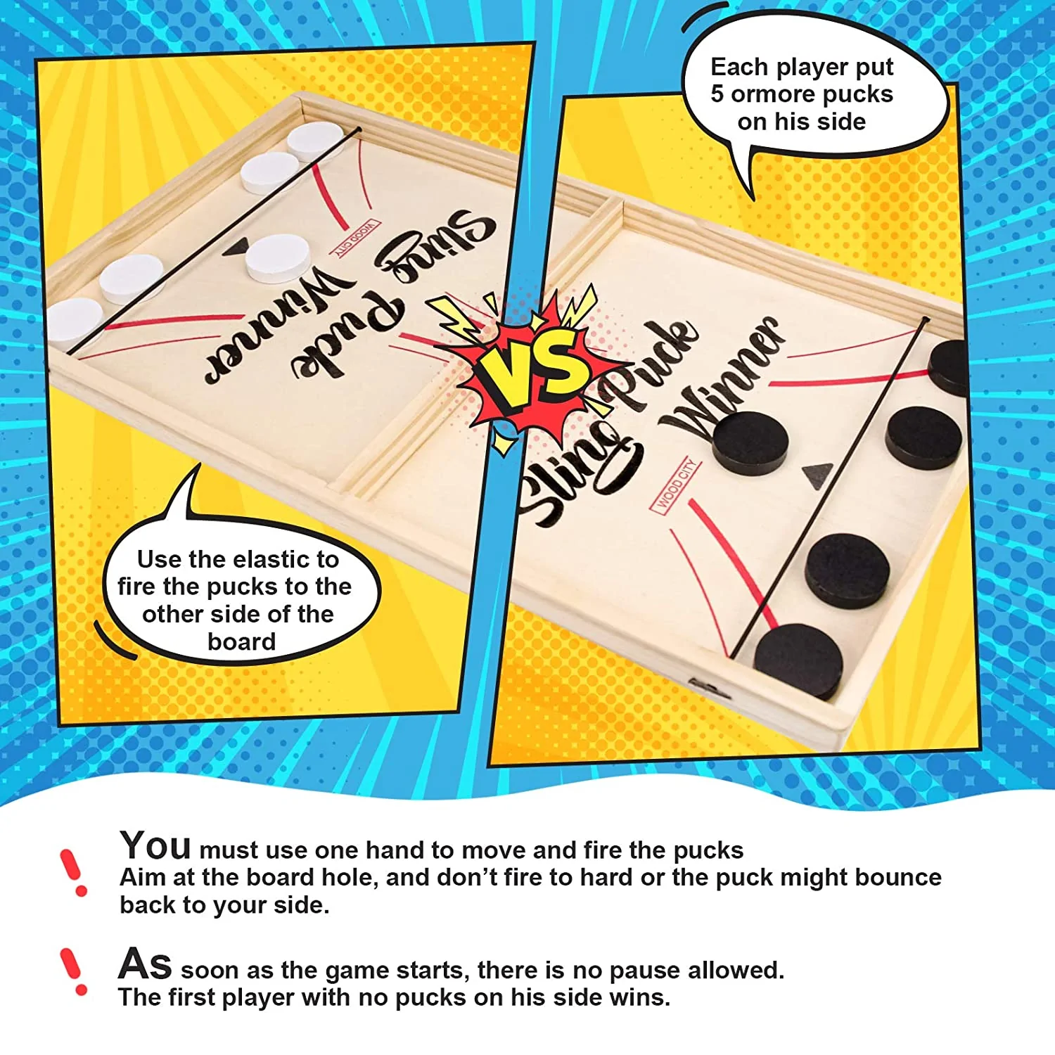 Wooden Hockey Game