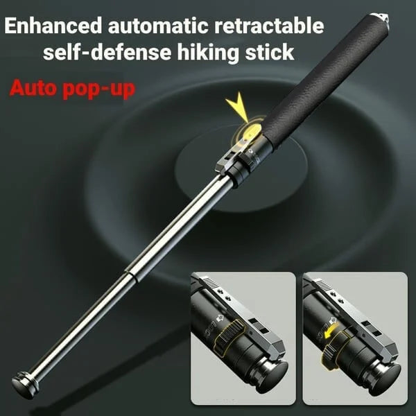 Enhanced Automatic Retractable Self-Defense Stick