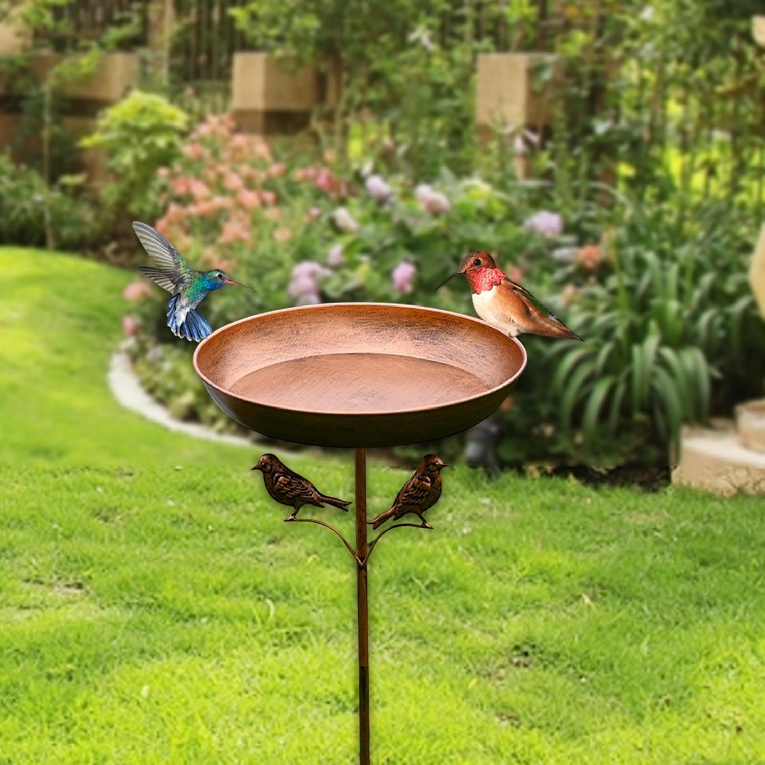 🎖️July 4th Flash Sale: 50% OFF Sitewide! 💕Retro Bird Feeder Iron Decoration 12