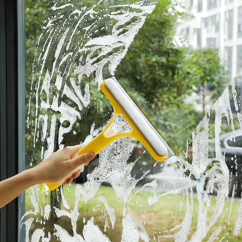 (🌲EARLY CHRISTMAS SALE - 50% OFF) 🎁3 in 1 Window Cleaning Wiper, BUY 4 GET 20% OFF