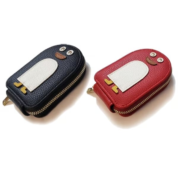 Cute Penguins PU Credit Card Coin Wallet