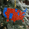 💥LIMITED TIME FLASH SALE💥-US State 2024 Memor Ornament