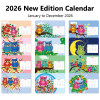 🔥Last Day Promotion 50% OFF🔥2026 DIY Special Shape Desktop Diamond Standing Calendar