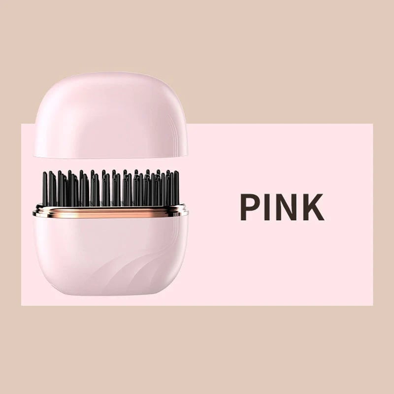 🎁TikTok Last Day Sale - 70% OFF💇♀️ Mini Wireless Hair Straightener & Curler 💕
