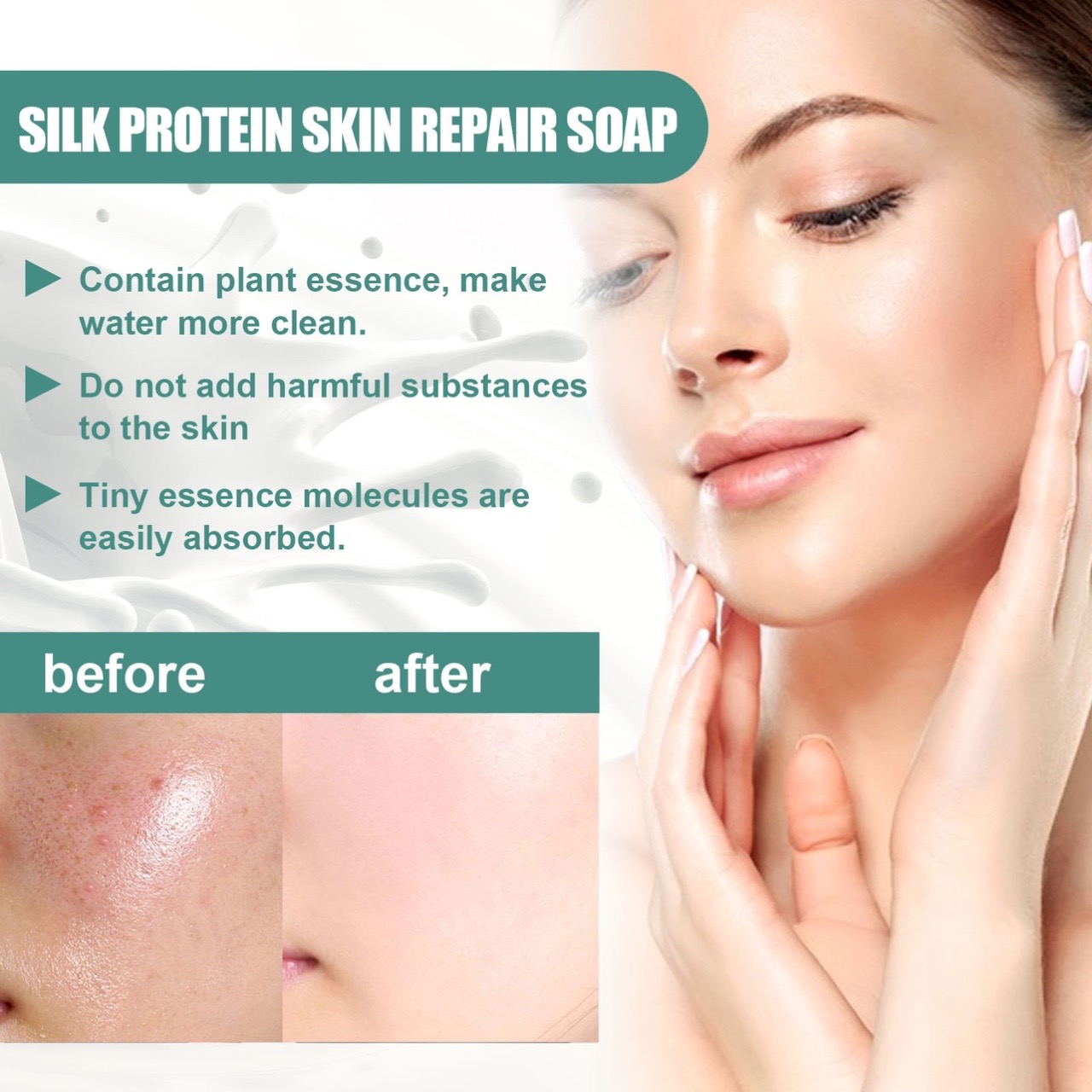 (Last Day Promotion - 50% OFF)Collagen Milk Whitening Soap-BUY 2 GET 1 FREE