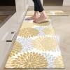 HEBE Anti Fatigue Kitchen Rug Sets 2 Piece Non Slip Kitchen Mats for Floor Cushioned Kitchen Rugs and Mats Waterproof Comfort Standing Mat Runner for Kitchen,Home Office,Sink,Laundry