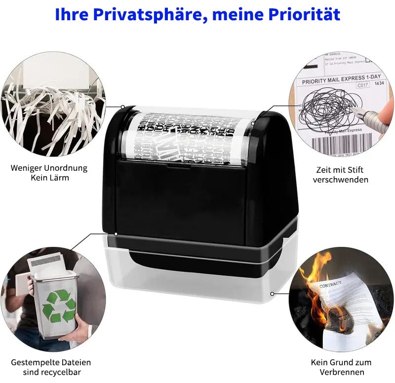 🔥Letzter Tag Verkauf 49% Rabatt📝Sicherheits-Rollenstempel zum Schutz deiner Privatsphäre