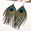 ⚡⚡Last Day Promotion 48% OFF - Peacock Feather Fashion Earrings🔥BUY 2 GET 1 FREE