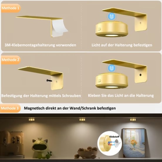🔥Letzter Tag 49% RABATT🖼️💡Magnetisches Mallicht mit 13 Beleuchtungsmodi