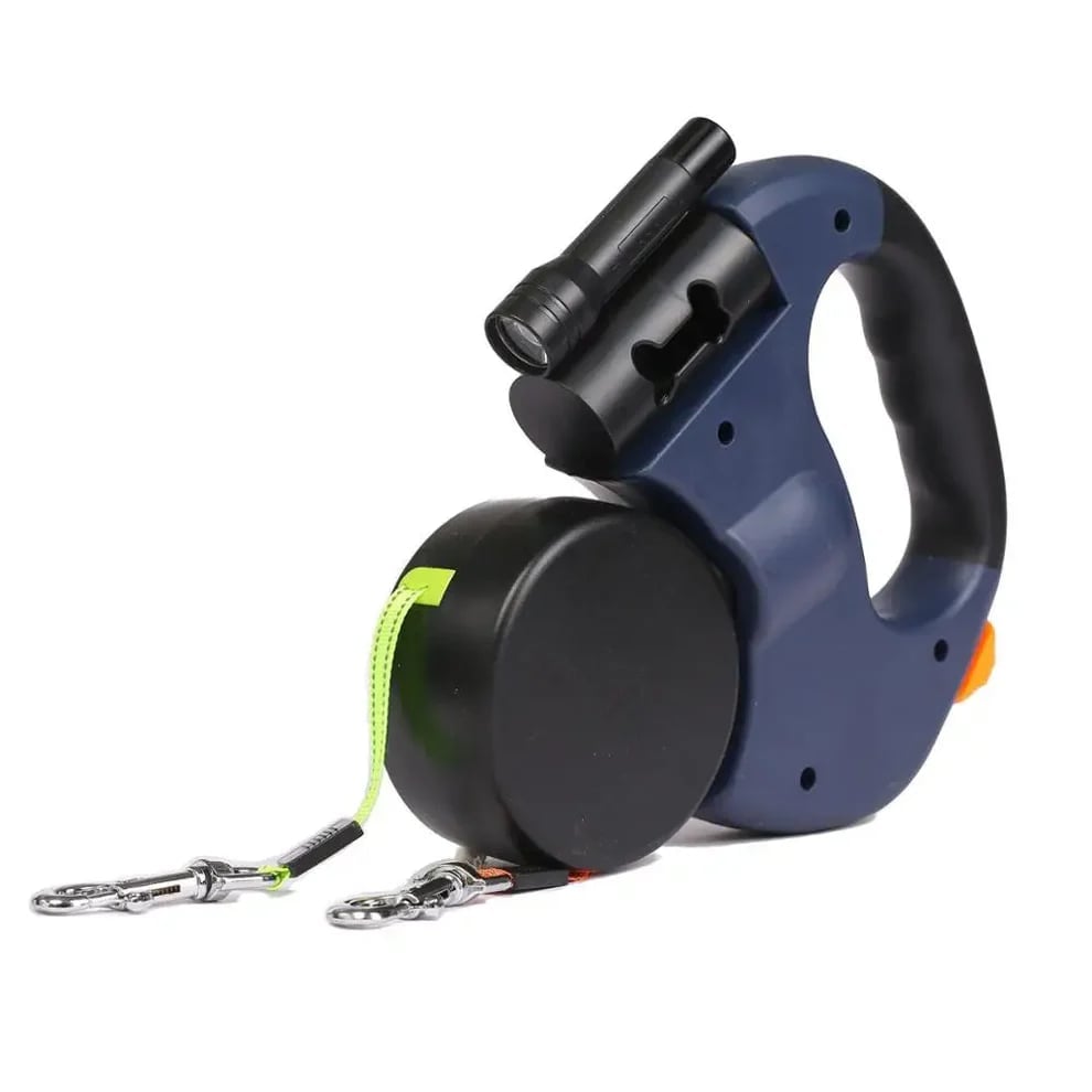 🔥Last Day 50% OFF🐕‍🦺Double-head design LED automatic retractable puppy leash