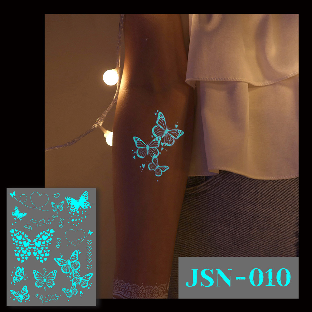 Luminous tattoo sticker