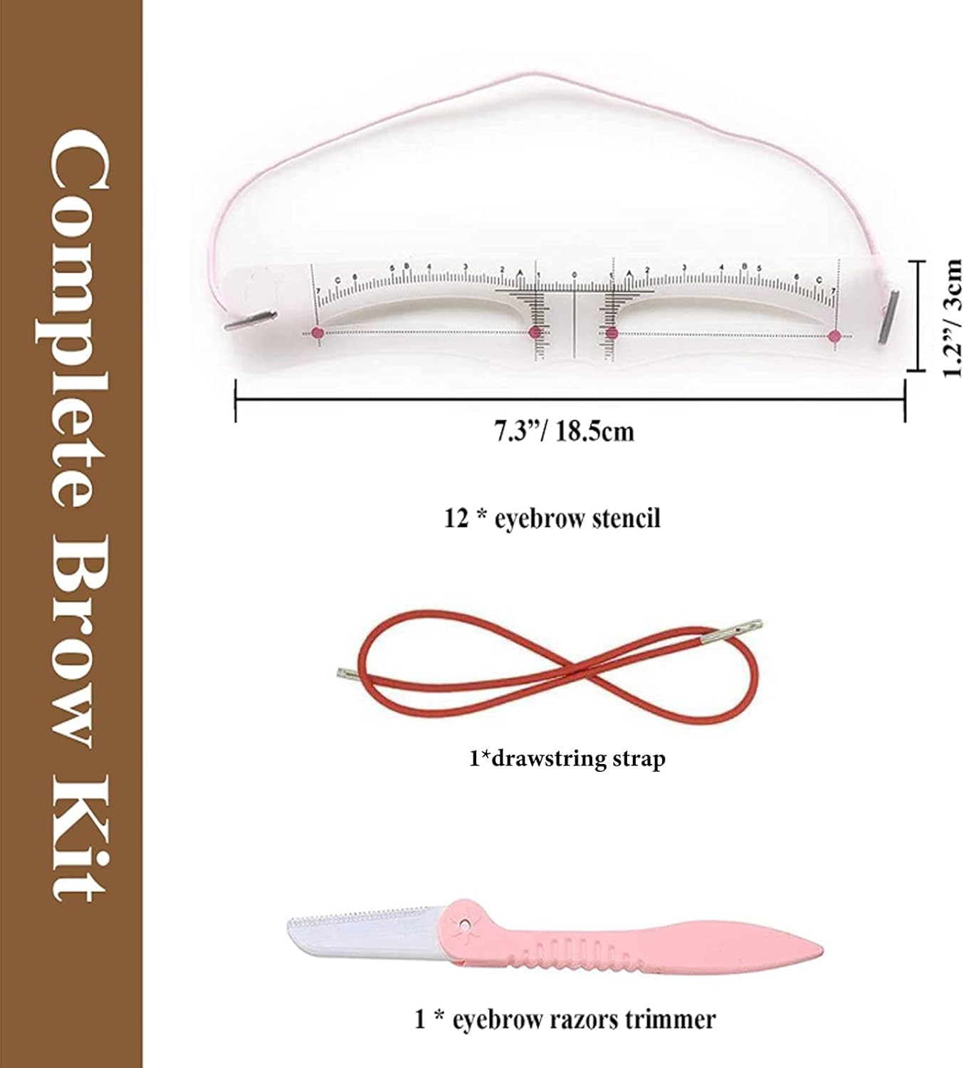 🔥Last Day Promotion 70% OFF🔥Reusable Eyebrow Stencil Shaper Kit (14-pack)⚡Buy 3 Get 1 Free