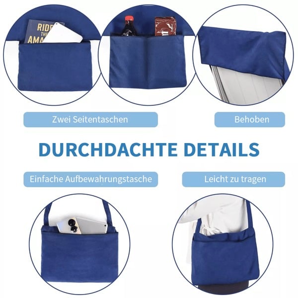 ☀️Letzter Tag 49 % Rabatt🔥Sonnenliegen-Handtuch in Tasche mit Taschenaufbewahrung