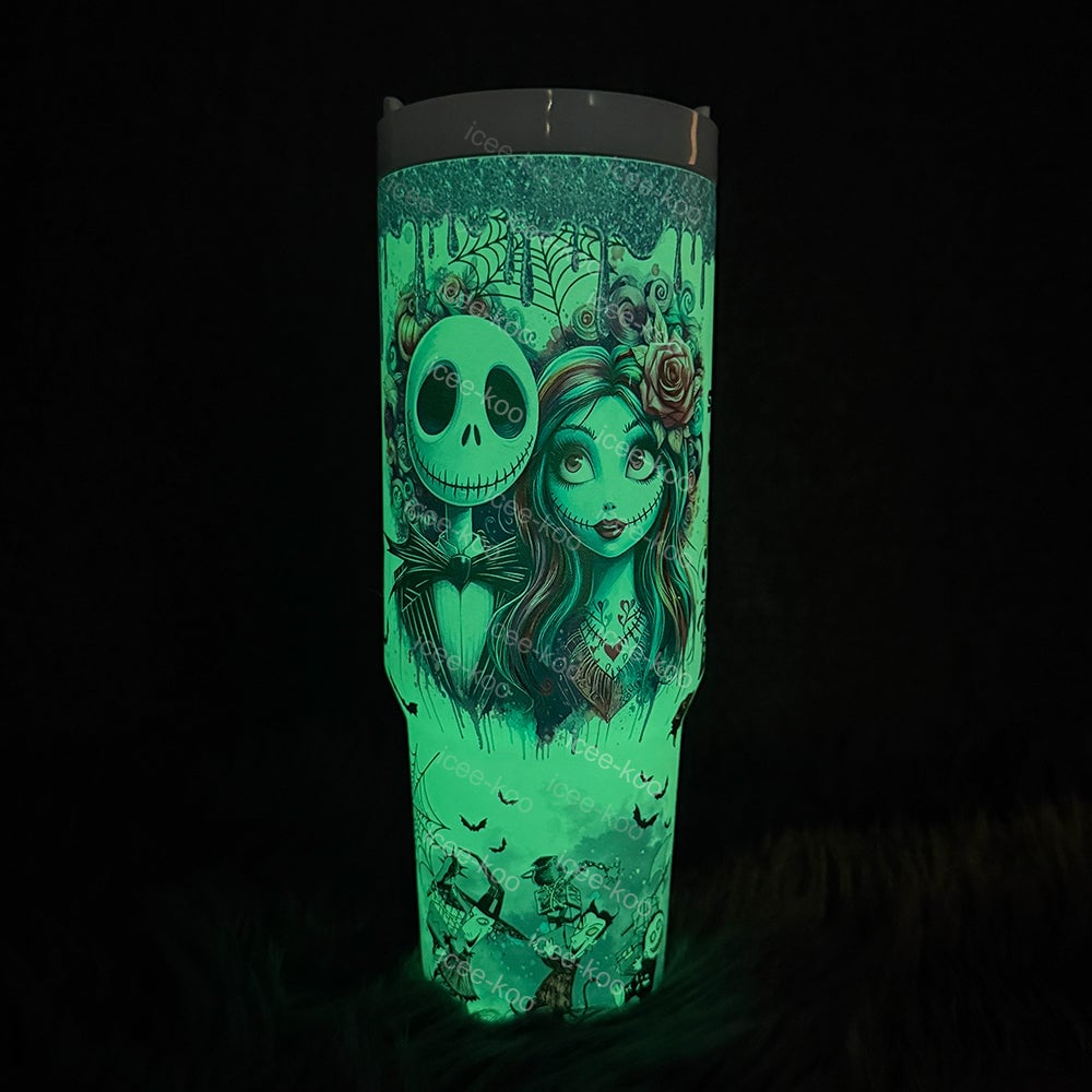 🔥Last Day Promotion 50% OFF🔥Halloween Glow-in-the-Dark Insulated Tumbler