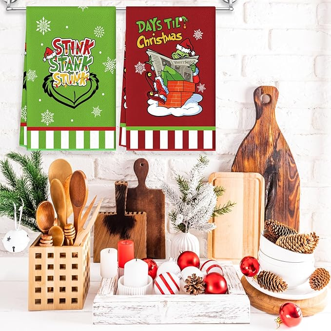 🎄🎅Christmas Presale - 49% OFF🎄-Funny Christmas Kitchen Towels