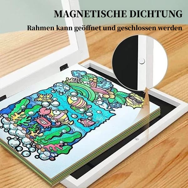 🎨Kinder-Kunstprojekte Kinder-Kunst-Rahmen 💥Kauf 2 und 10% Rabatt