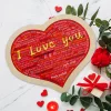 (🔥TikTok Summer SALE) Heart Building Puzzle I Love You Building Bricks Romantic Decor for Anniversary