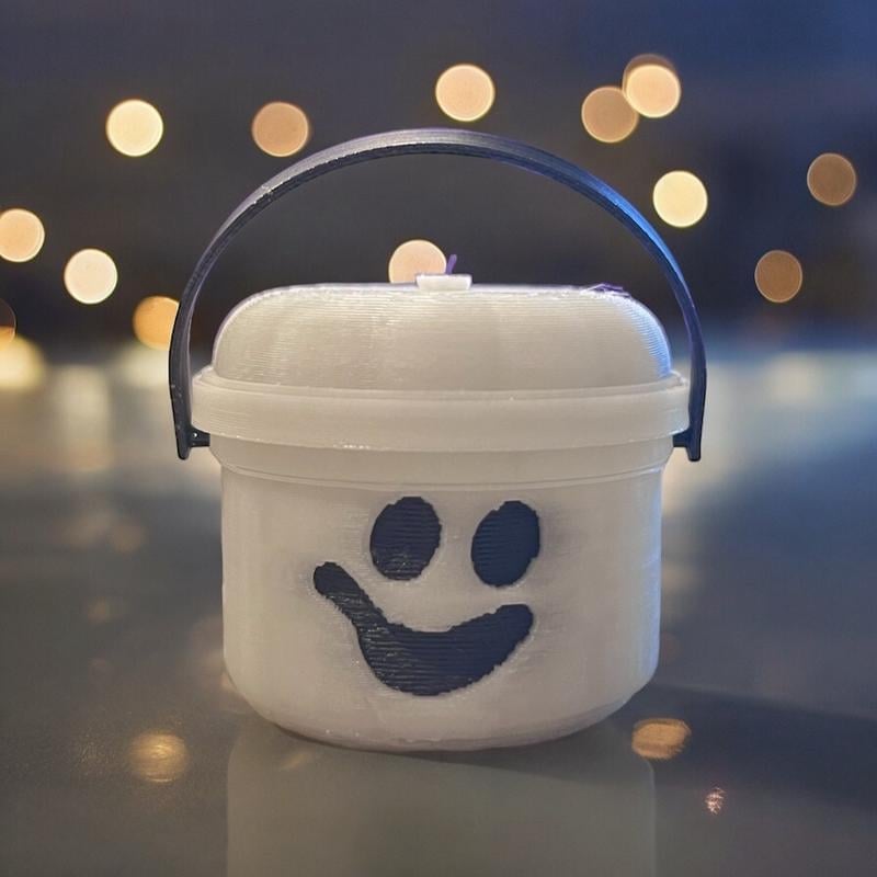 🎃Halloween Nostalgia Buckets with Removable Lid and Working Handle