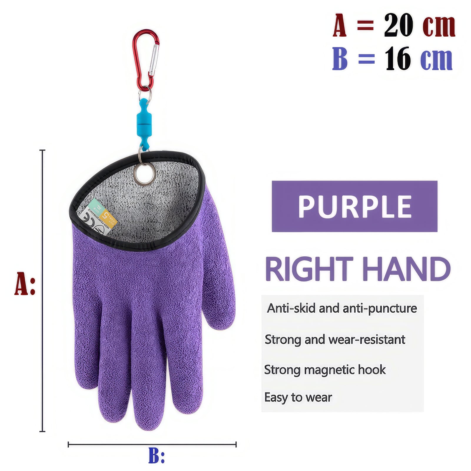 🎣 Summer Sale-40% OFF🐠Coated Fishing Gloves Left/Right