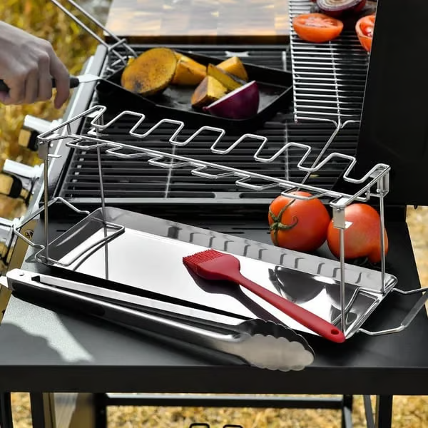 (🌲Early Christmas Sale- 49% OFF) 🍗Roasted Chicken Rack Holder - 🔥 BUY 3 SAVE Extra 20%