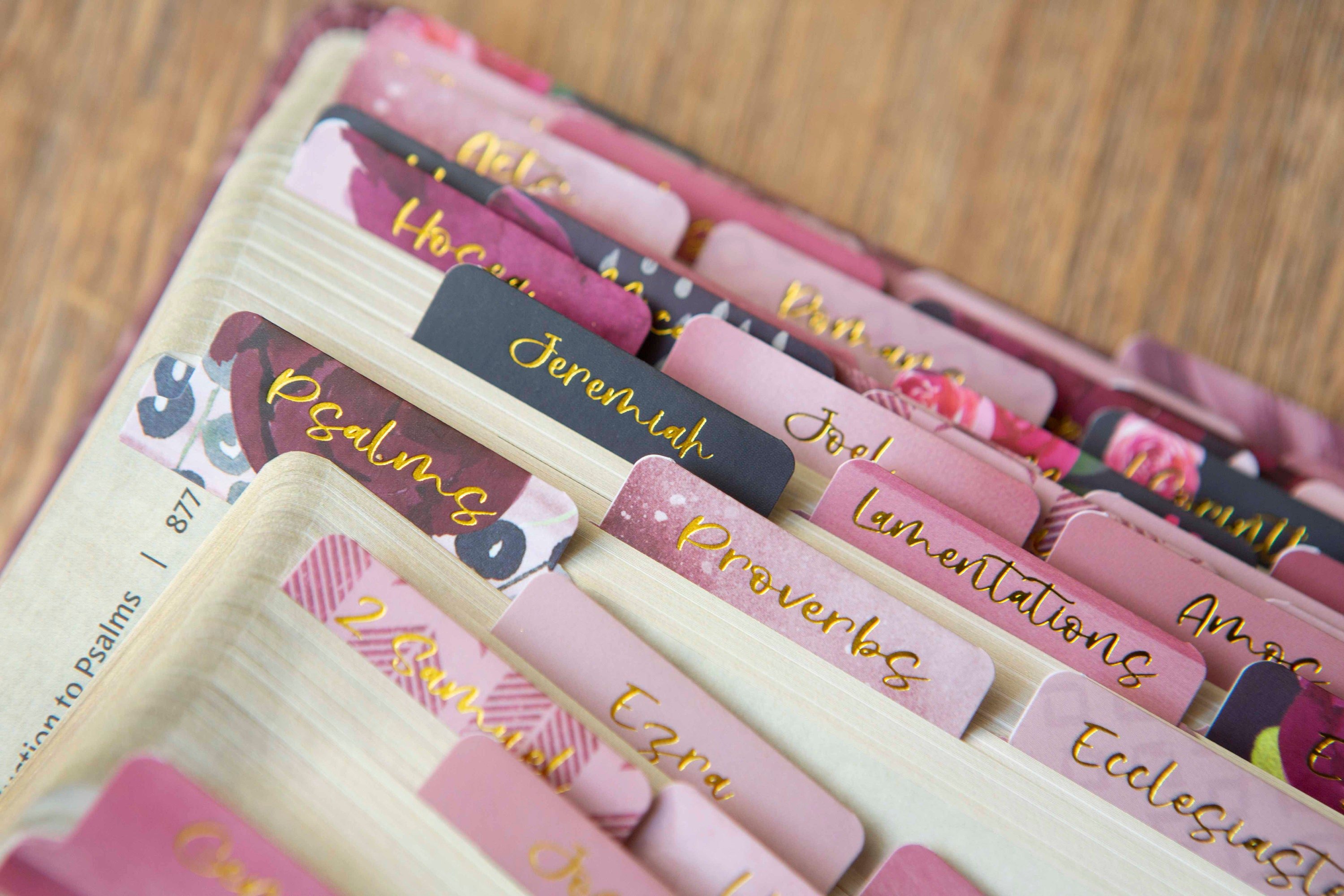 Laminated Bible Tabs