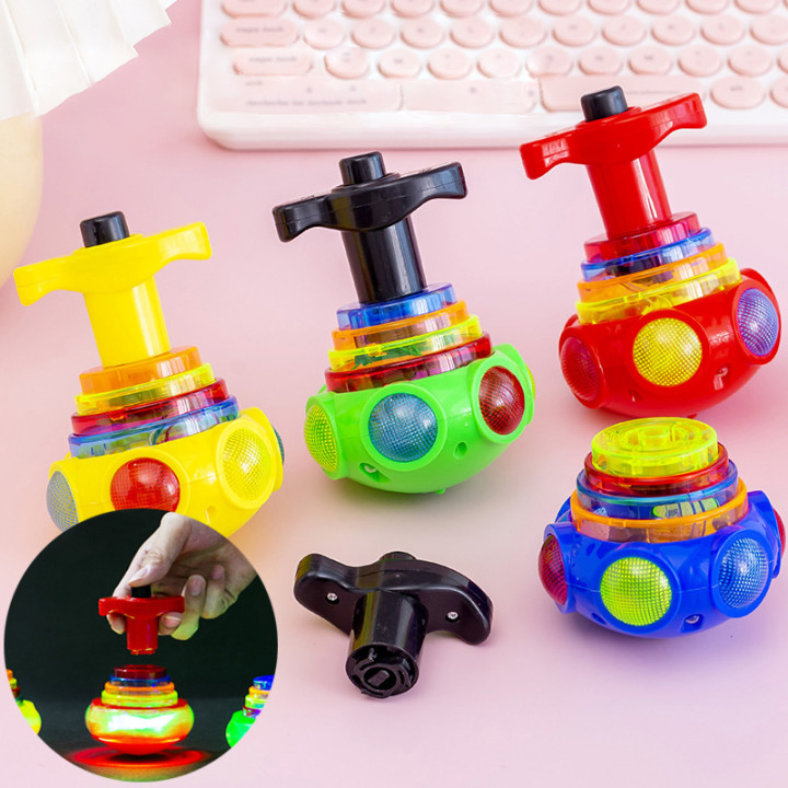 🌲Early Christmas Sale- SAVE 49% OFF🎁Music Flashing Spinners Toy with Launcher-BUY 2 GET 1 FREE