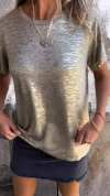 Stamping Short-sleeved T-shirt