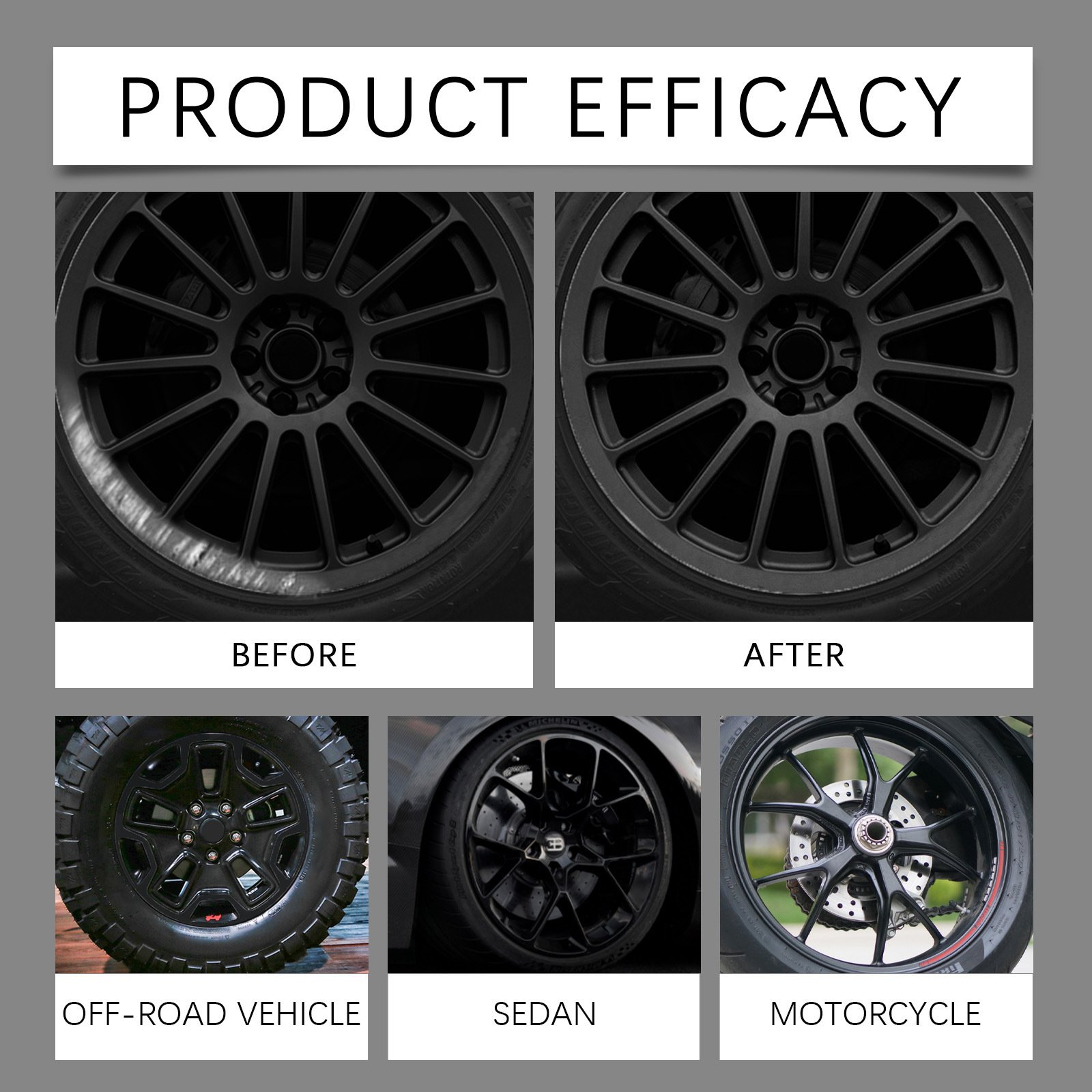 🍂TikTok Fall Sale — Last Day 70% OFF🎉10ml×3 Black Car Wheel Scratch Repair Pen