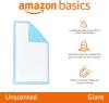 Amazon Basics Trainingspads für Hunde und Welpen, auslaufsicheres 5-lagiges Design mit schnell trocknender Oberfläche, Normal (50Stück), Blau