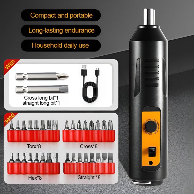 🔥Last Day 50% OFF🔥Portable Home Use Electric Screwdriver Set