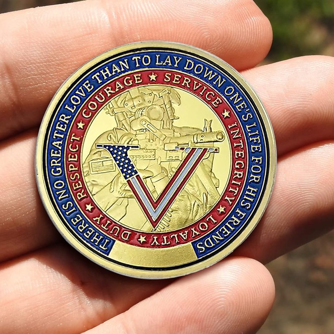 💖Thank You for Your Service US Army Veteran Challenge Coin