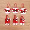 6 Pieces Christmas Silverware Holders Knife Fork Pouch Bag