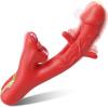 KissLip 4 in 1 Mouth Biting Clit G Spot Flapping Vibrator