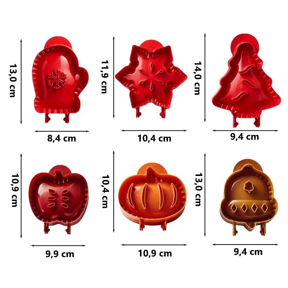 🎄Kaufe 2 Erhalte 1💗Weihnachts-Mini-Tortenform