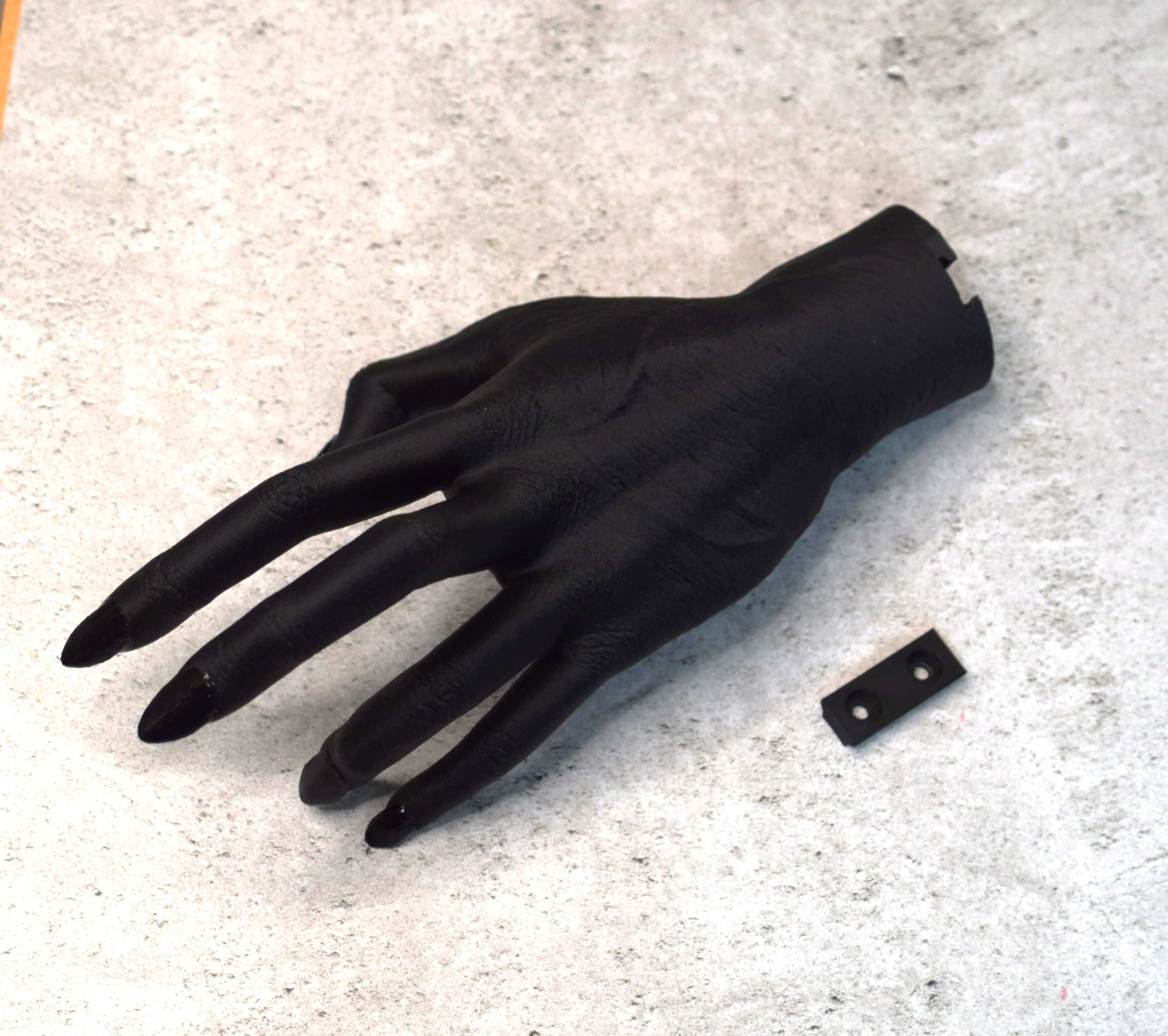 Witch Hand decor life size, Hand holder, Halloween decoration, Gothic decor, Decor display