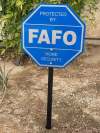 FAFO Home Security Sign Yard Sign