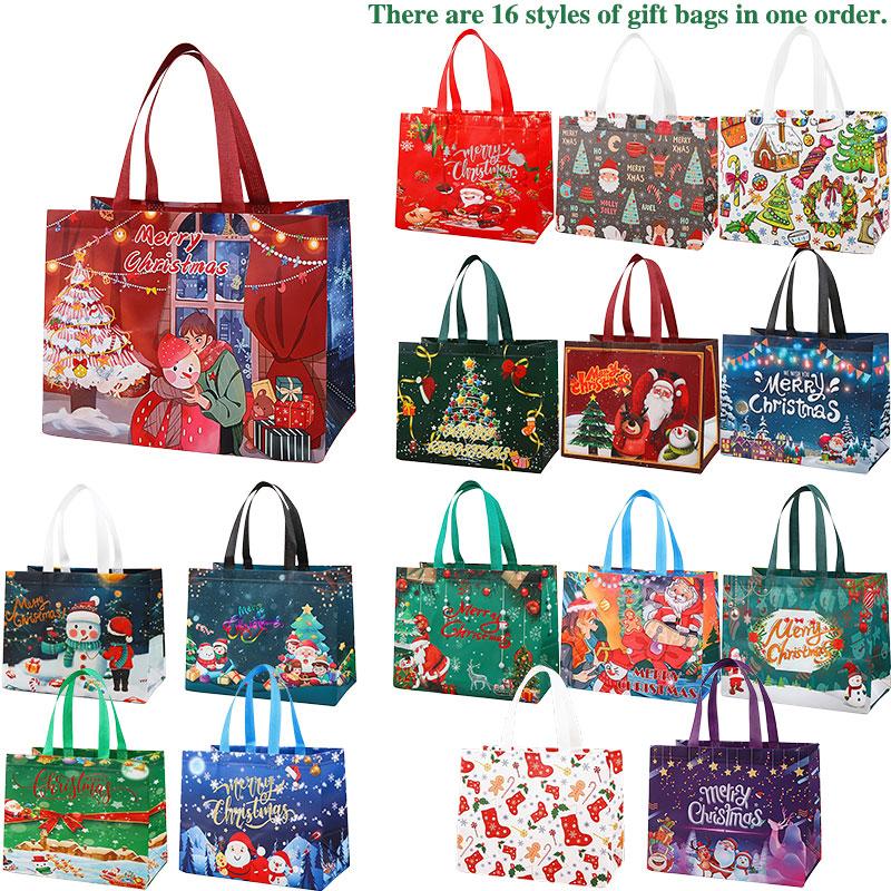 🔥Last Day Promotion 70% OFF🔥Christmas Gift Bags Large Reusable Tote Bags