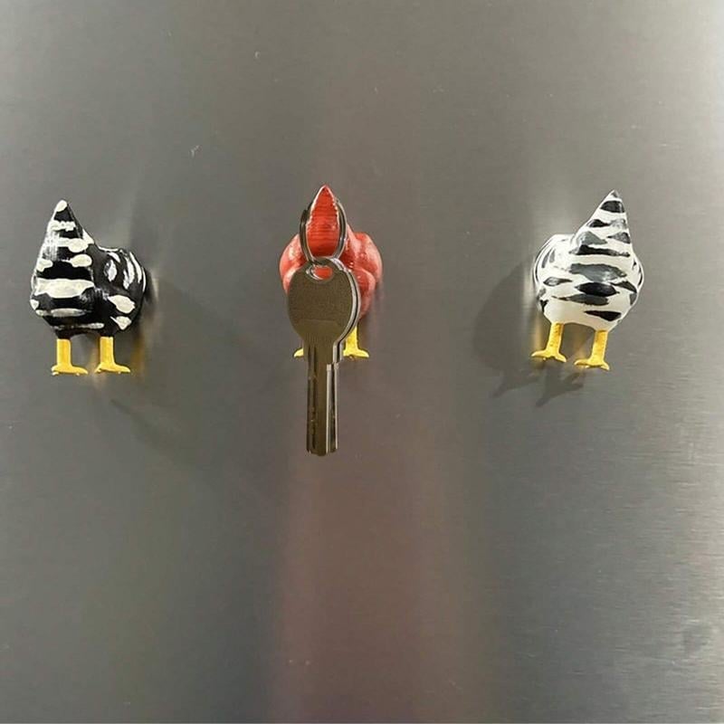 🔥Last Day Promotion 70% OFF🔥Chicken Butt Fridge Magnets 3Pcs⚡BUY 2 GET 1 FREE