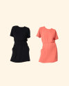 🔥Last Day Promotion 50% OFF💥AirEssentials Cinched T-Shirt Dress(BUY 2 FREE SHIPPING)