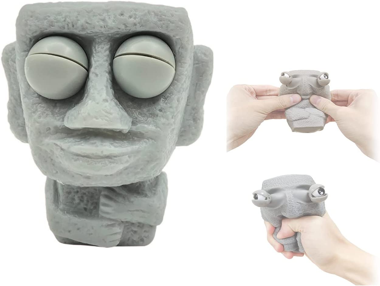 (🌲Early Christmas Sale- SAVE 48% OFF)Squeeze Stone Man Decompression Toy(Buy 5 get 3 Free & Free shipping)