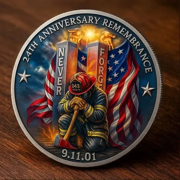 🕯️🙏9/11 Remembrance Coin – 24th Anniversary Tribute Edition