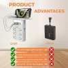 🎁TikTok Last Day Sale - 70% OFF🎉Wall Outlet Extender with Shelf Night