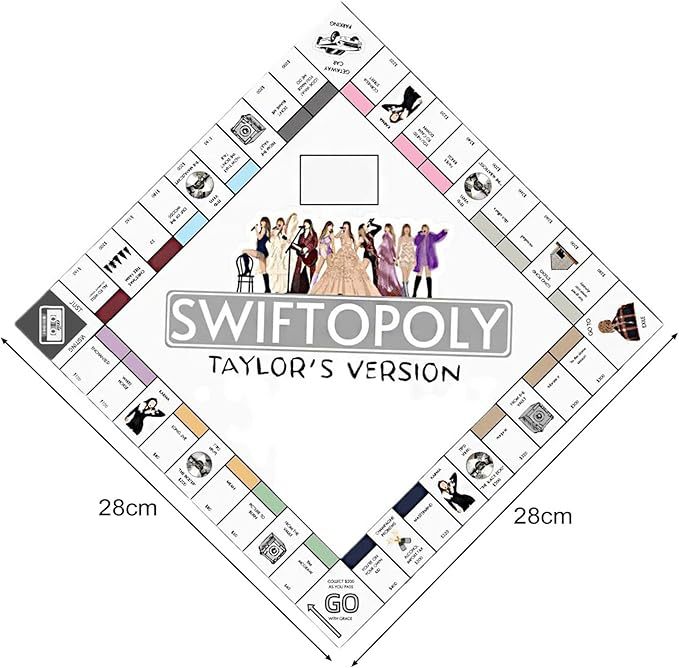 Monopoly board game, superstar and fan interactive board ✨