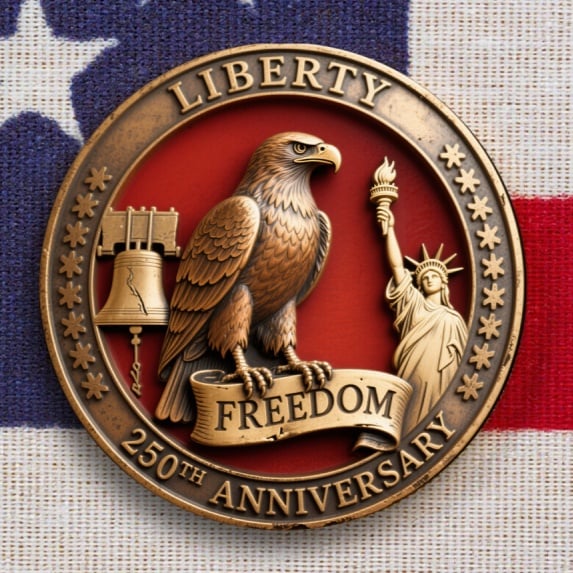 America 250th Anniversary Commemorative Coin